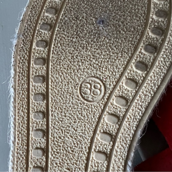 Miz Mooz Cherie Red Suede Leather Slip On Espadrille Flats 38 EU 7 US - Picture 6 of 10